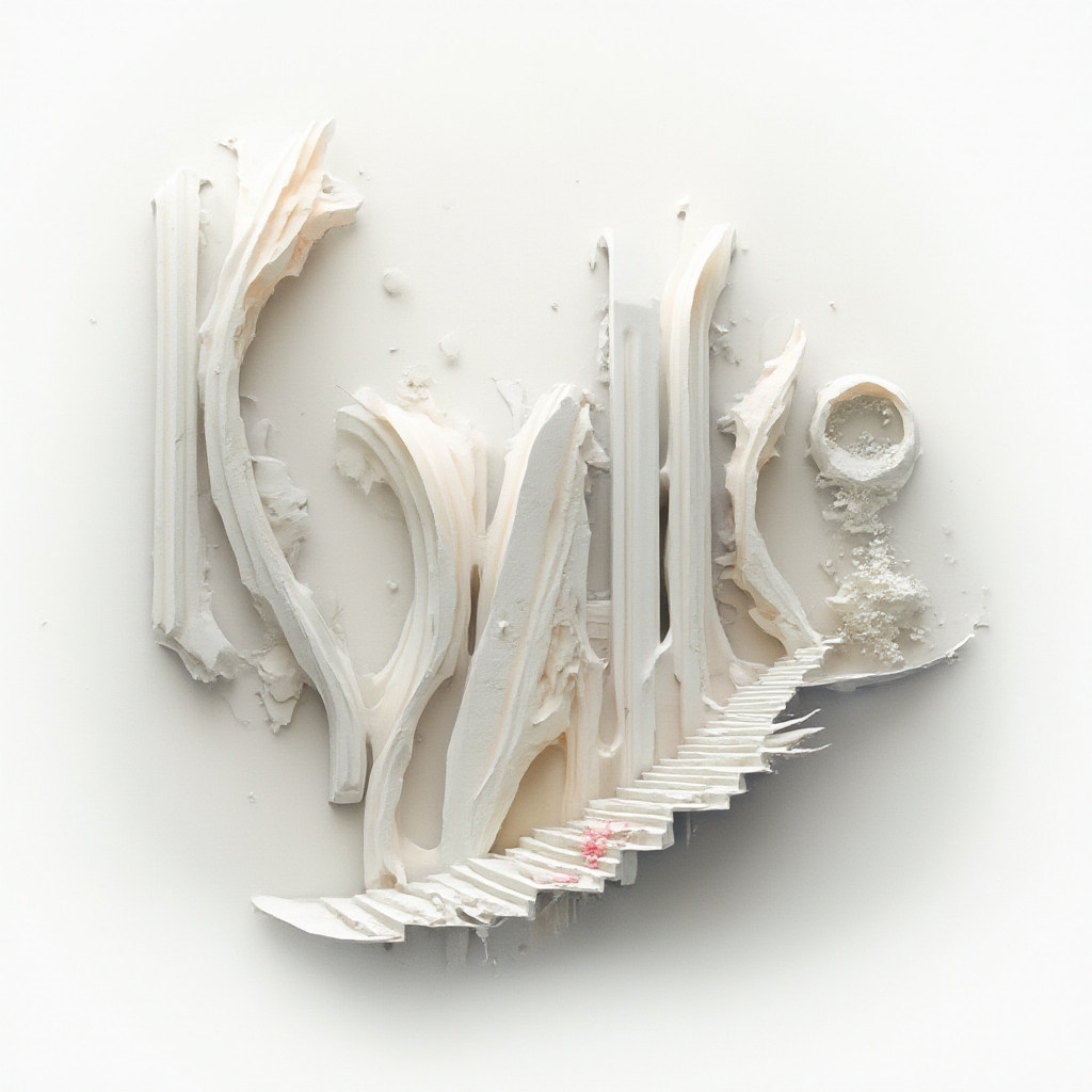 Surreal tattoo concept where the name kyle is transformed into melting and floating dreamlike letters on a white background.